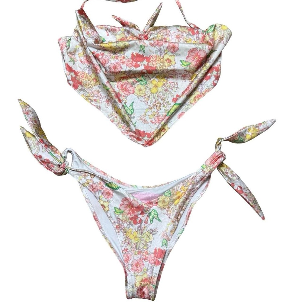 Victoria secret bikini Bandana‎ Halter top and high rise bottoms